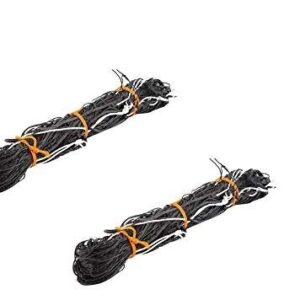 YUVAGREEN Plant Climbing net, Creeper Plant Support net for Agriculture and Gardening (5 feet X 10 feet, Black) (Pack of 2)