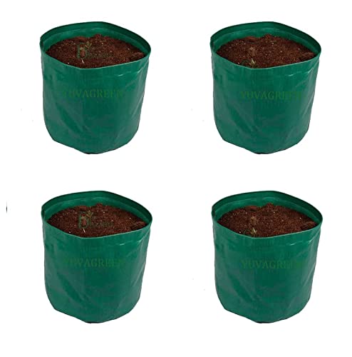 YUVAGREEN Terrace Gardening Leafy Vegetable Green Grow Bag 350 GSM (15"x15") - Image 2