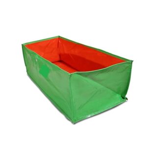 YUVAGREEN Polyethylene Grow Bags, Green, 24" x 12" x 12", Pack of 2