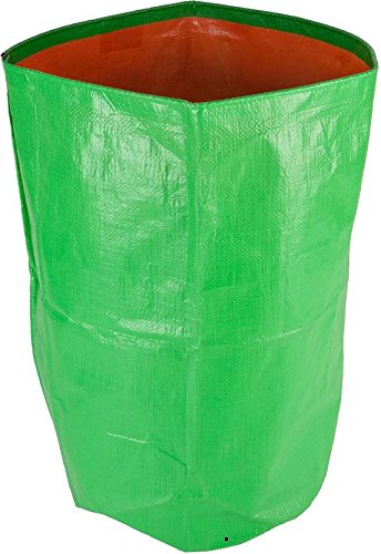 YUVAGREEN High Density Polyethylene Terrace Gardening Leafy Vegetable Grow Bag (Green, 12x18 Inch) -Pack of 4 - Image 3