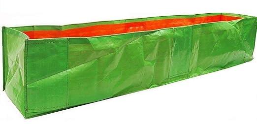 YUVAGREEN Terrace Gardening Leafy Vegetable Green Grow Bag (5ft x 1ft x 1ft) - (Pack of 1)