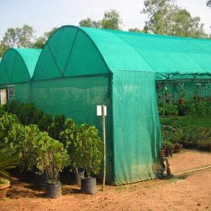 Yuvagreen Evergreen Shade Net 75% Shade Greenhouse Uv Stabilized Net (Green, 10 X 10Ft)