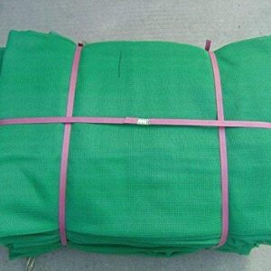 YUVAGREEN Gardening Shadenet 50% Shade 3X5 Meters Role Full Green Thick and UV Treated Long Life