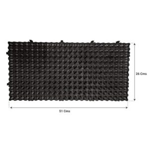 YUVAGREEN Garden Drainage Cell Mats Terrace/Kitchen Garden | Heavy-Duty, Highly Durable Polypropylene Water Drain Cell Mats for Indoor-Outdoor Home Garden (5, 30 MM)