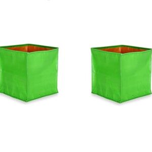YUVAGREEN Terrace Gardening Leafy Vegetable Green Grow Bag (12" x 12" x 12") - (Pack of 2)