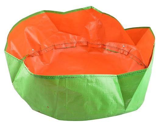 YUVAGREEN Terrace Gardening Leafy Vegetable Polyethylene Grow Bag (Green, 15"x9") - Pack of 4 - Image 4