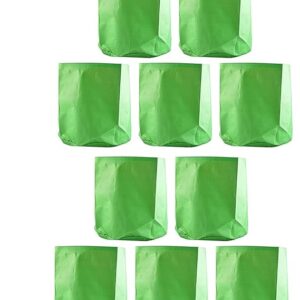 YUVAGREEN Heavy Duty Terrace Gardening Leafy Vegetable Green Grow Bag (12" X 18") - (Pack of 10)