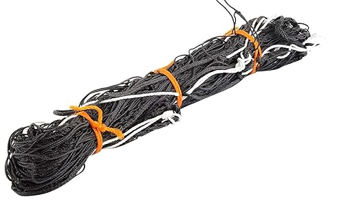 YUVAGREEN Plant Climbing net, Creeper Plant Support net for Agriculture and Gardening (5 feet X 10 feet, Black) (Pack of 1)