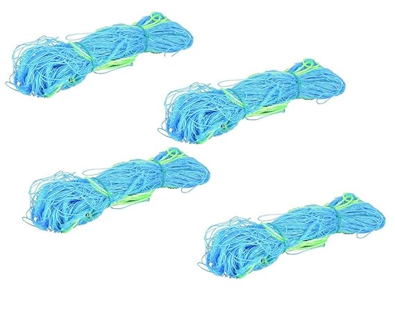 YUVAGREEN Agro Garden Netting Green House Creeper Plant Support Net, 6 Feet X 3 Feet (72" X 36 ", Blue) Pack of 4