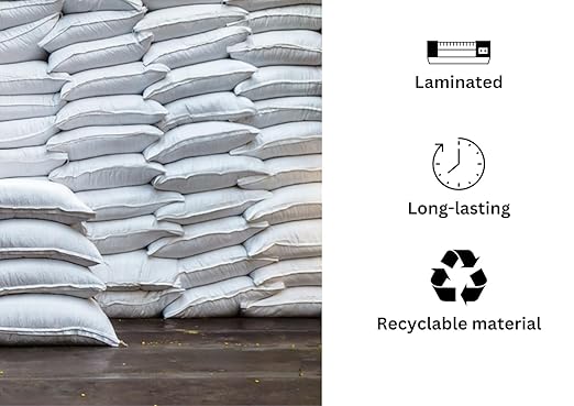 YUVAGREEN Polypropylene Empty Hdpe White Bag, Bori, Bora For Multipurpose Packing upto 50kg (Set of 5 Pieces) - Image 4