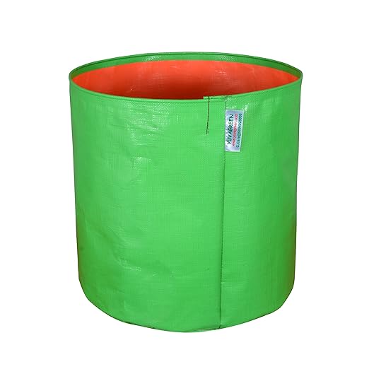 YUVAGREEN Heavy Duty Terrace Gardening Leafy Vegetable Green Grow Bag (12" X 15") - (Pack of 10)